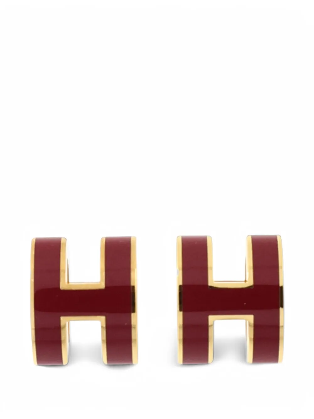 Hermès Pre-Owned mini Pop H earrings - Gold