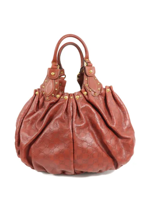 Gucci Pre-Owned Guccissima studded handbag