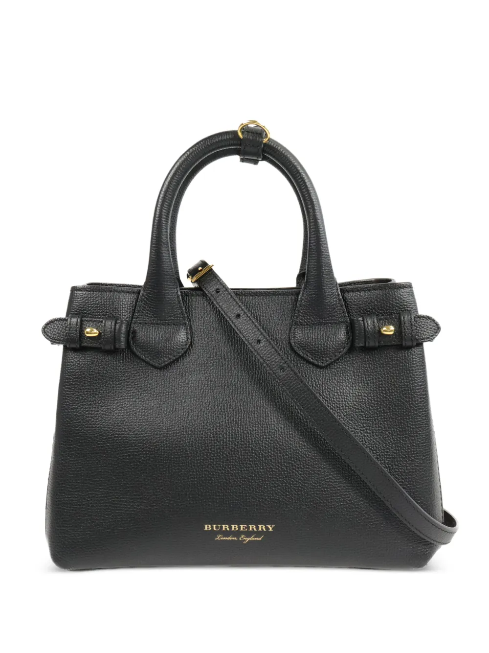 Burberry Pre-Owned leather shoulder bag - Schwarz