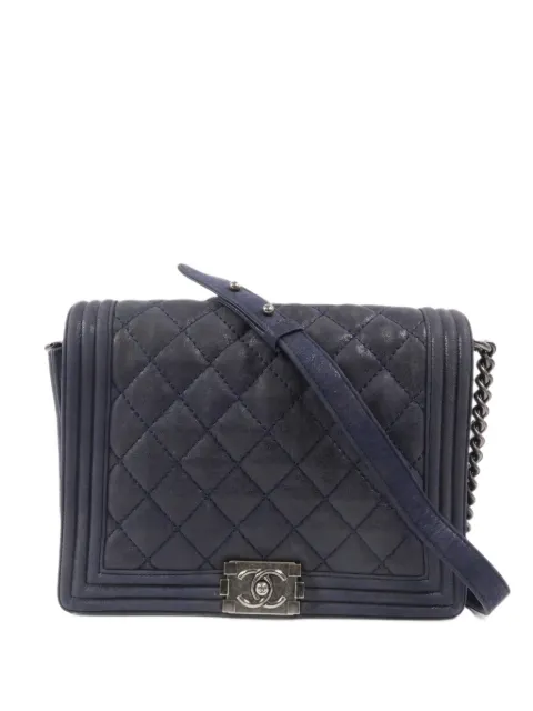 CHANEL Pre-Owned стеганая сумка на плечо 28 Boy