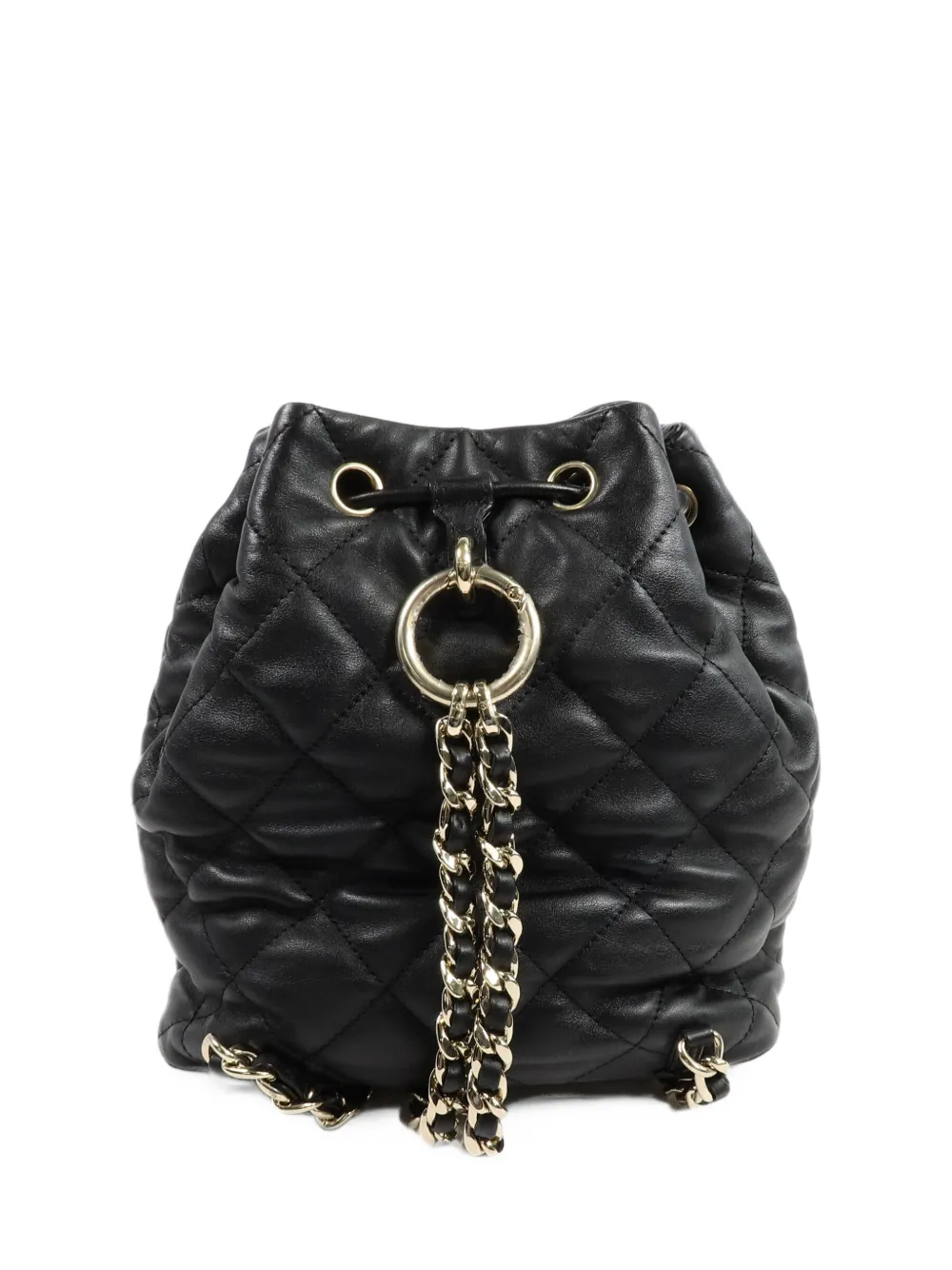 CHANEL Pre-Owned quilted CC turn-lock backpack - Schwarz