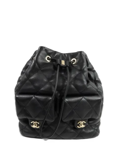 CHANEL Pre-Owned quilted CC turn-lock backpack