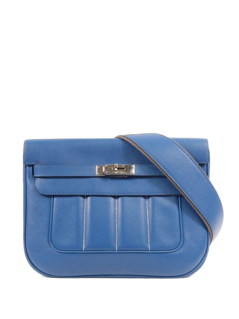 Hermès Pre-Owned 2014 28 Berline cross body bag - Blau
