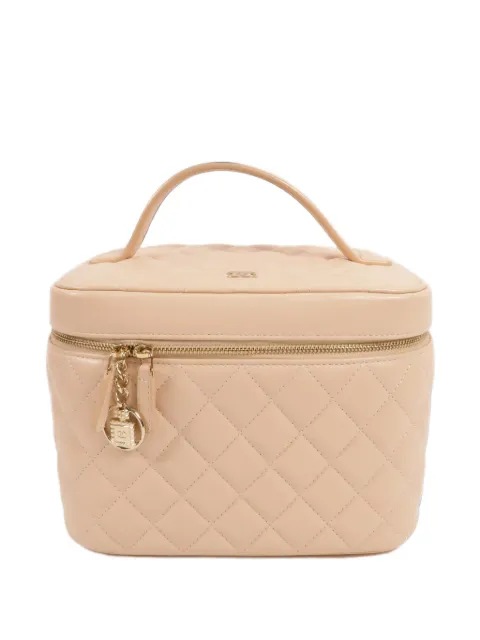 CHANEL Pre-Owned CC quilted vanity case tote bag