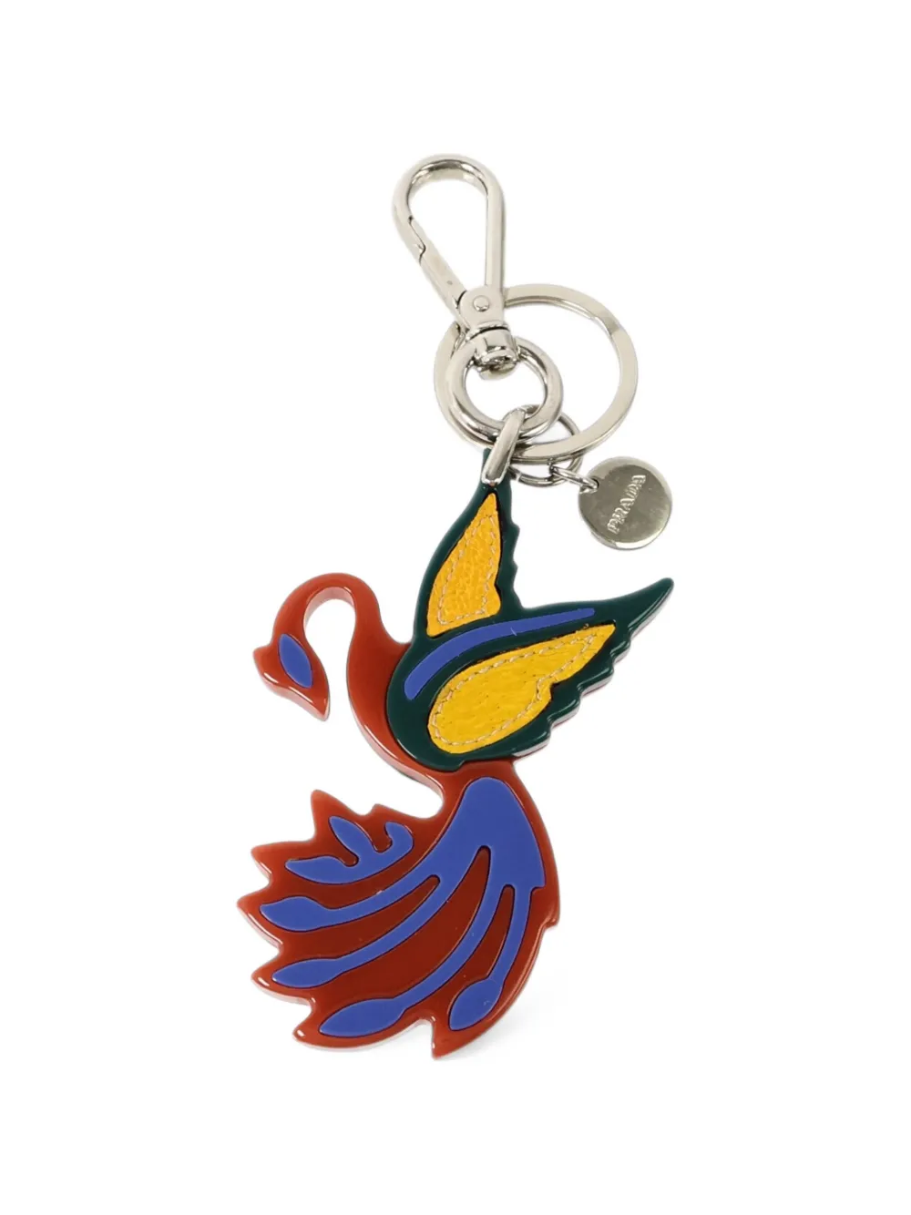 Prada Pre-Owned swan key charm - Rosso