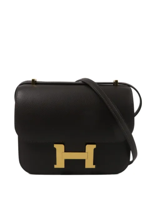 Hermès Pre-Owned 2026 mini Constance leather shoulder bag