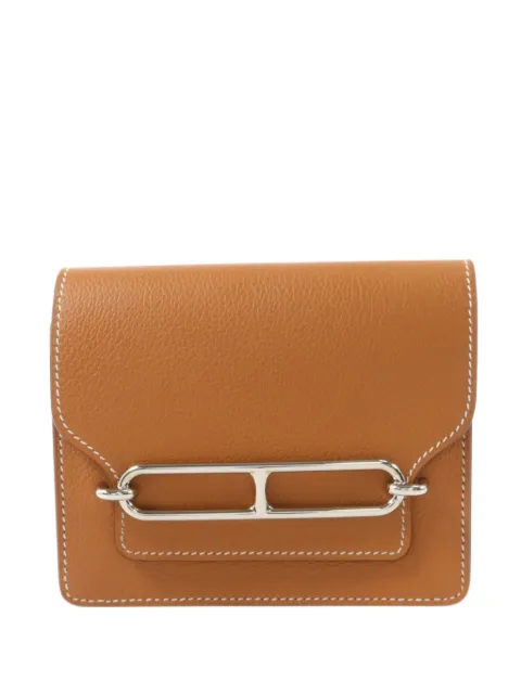 Hermès Pre-Owned Roulis Slim leather wallet