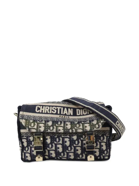 Christian Dior Pre-Owned маленькая сумка на плечо Oblique Diorcamp