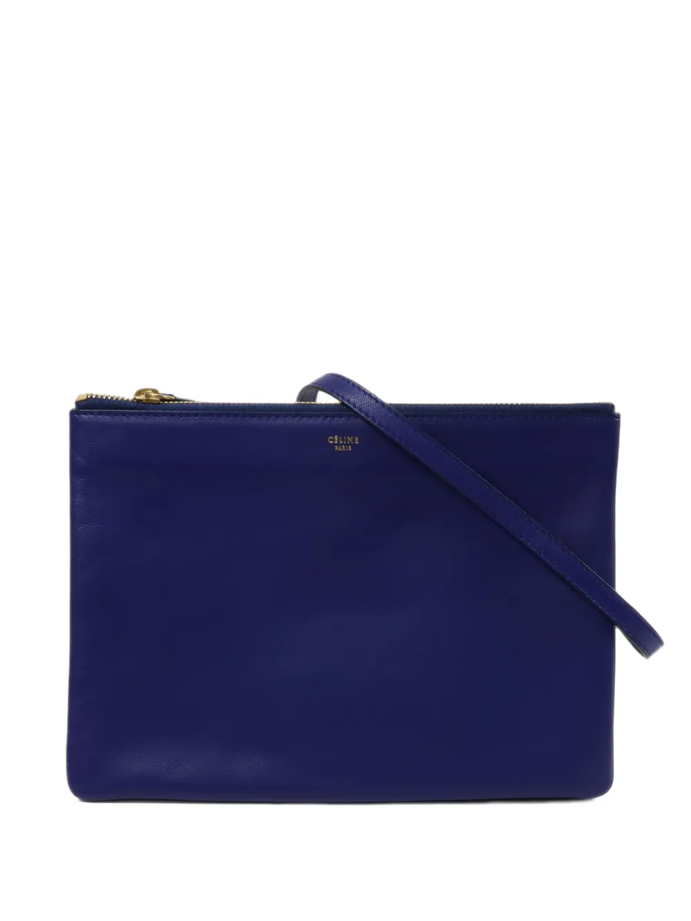 Celine Pre-Owned large Trio shoulder bag - Blau