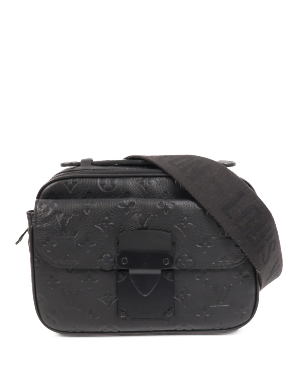 Louis Vuitton Pre-Owned S Lock Monogram shoulder bag - Schwarz