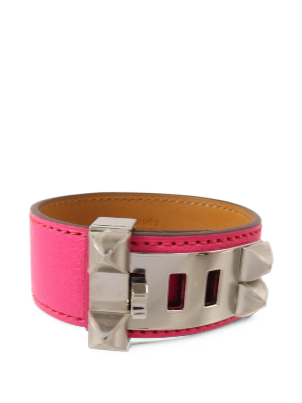 Hermès Pre-Owned 2002 24 Collier De Chien bangle-buckle bracelet - Violett