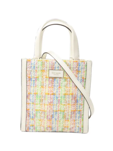 Kate Spade mini Manhattan logo-plaque tote bag