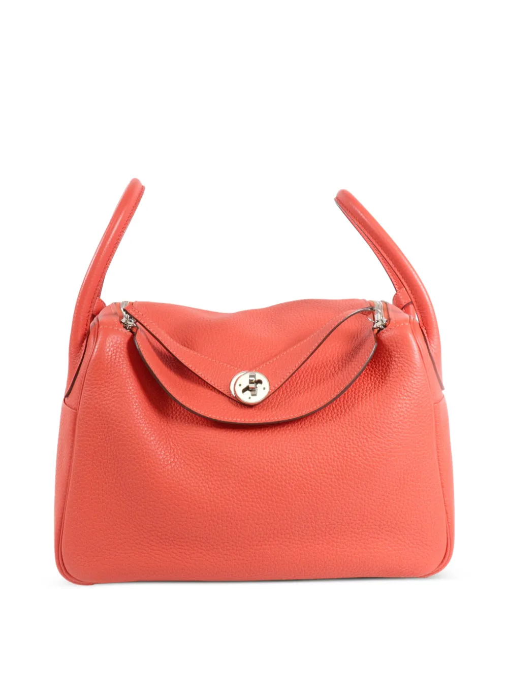 Hermès Pre-Owned 2015 30 Lindy Clemence leather tote bag - Rot
