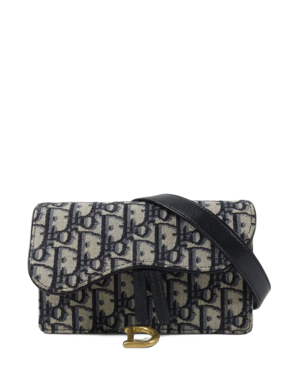 Christian Dior Pre-Owned Saddle Oblique belt bag - Blu