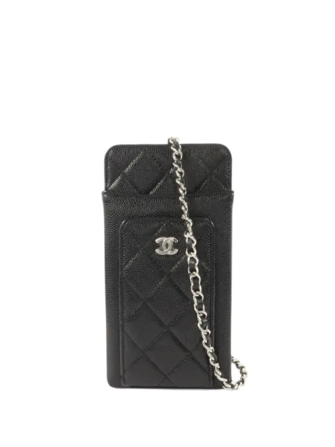 CHANEL Pre-Owned quilted CC phone holder bag