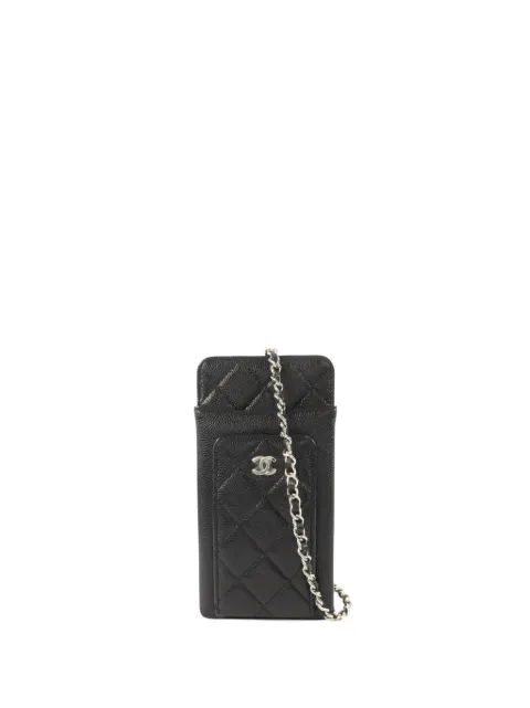 CHANEL Pre-Owned quilted CC phone holder bag