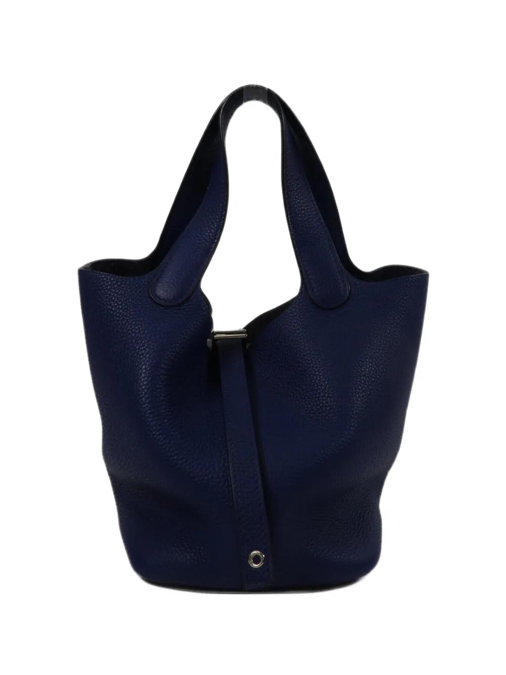 Hermès Pre-Owned 2020s PM Picotin Lock Taurillon Clemence leather tote bag - Blau