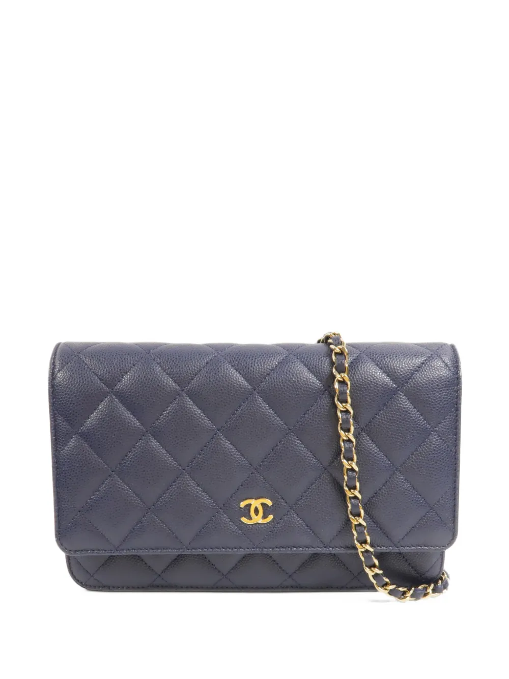 CHANEL Pre-Owned CC Wallet On Chain crossbody bag - Blu