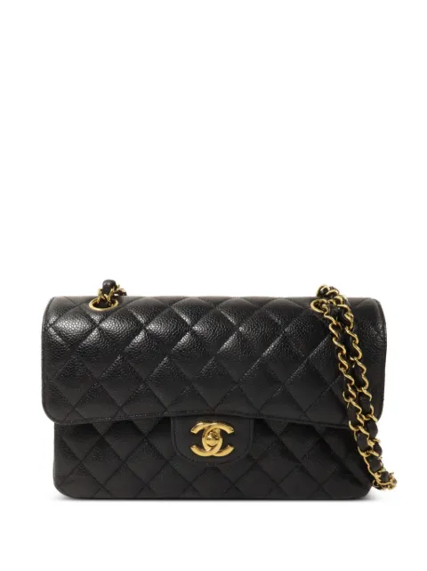 CHANEL Pre-Owned 23 quilted CC turn-lock satchel bag