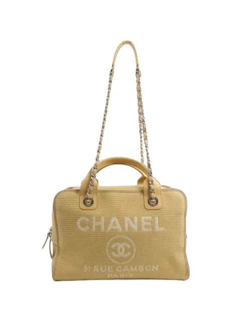 CHANEL Pre-Owned ドーヴィル ボウラーバッグ
