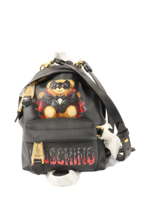 Moschino Pre-Owned Bat Teddy Bear graphic-print backpack