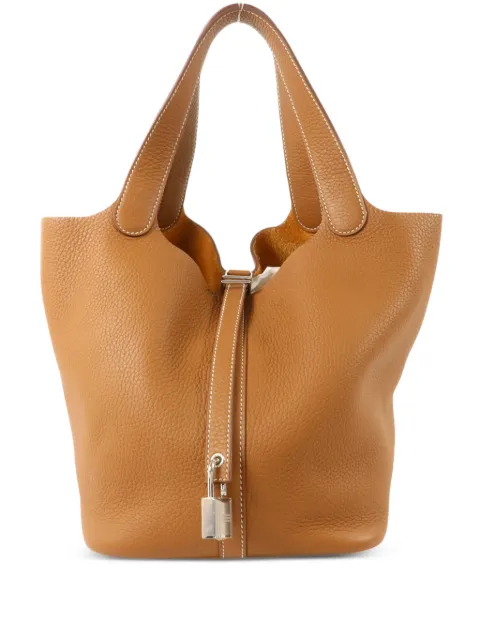 Hermès Pre-Owned 2024 MM Picotin leather tote bag