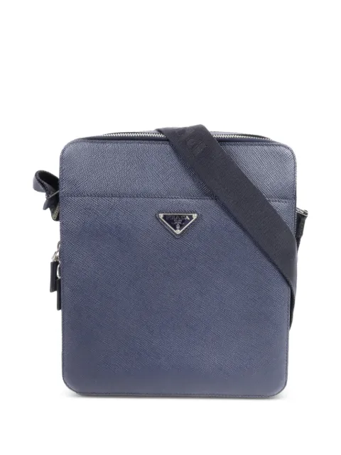 Prada Pre-Owned saffiano leather messenger bag