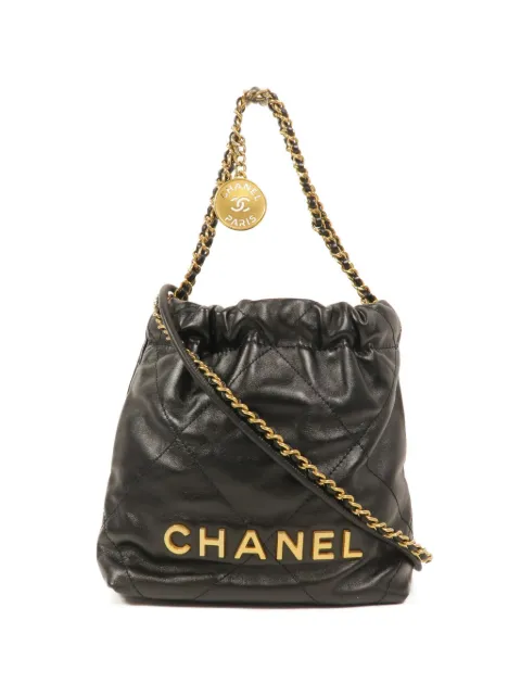 CHANEL Pre-Owned mini Chanel 22 quilted crossbody bag