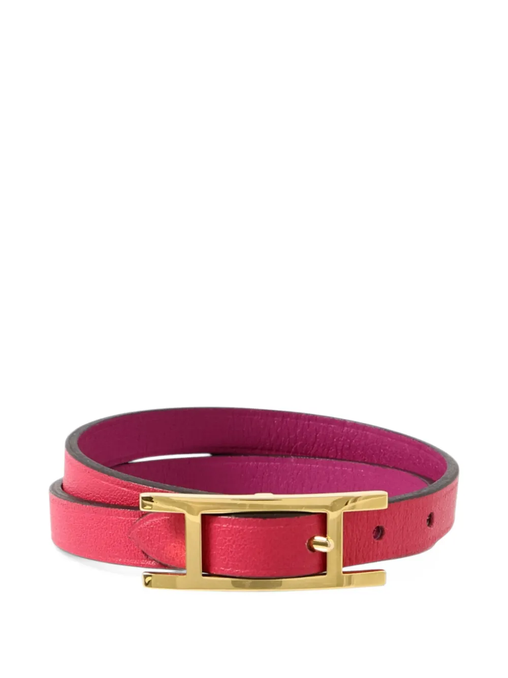 Hermès Pre-Owned Behapi Double Tour bracelet - Gold