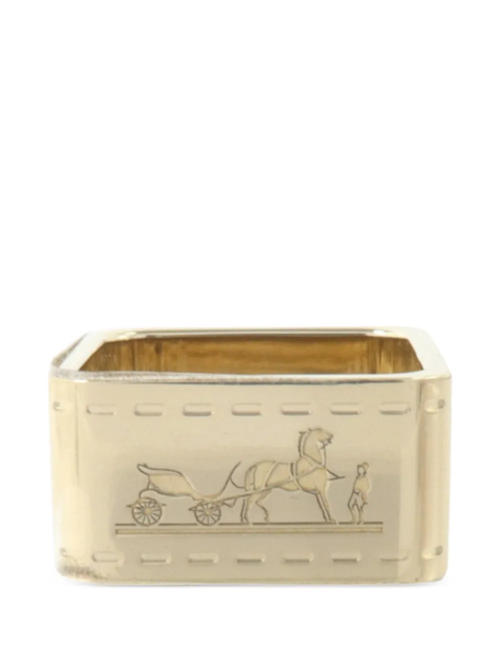 Hermès Pre-Owned Bolduc scarf ring - Gold