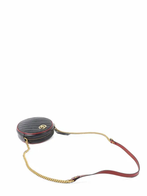 Gucci Pre-Owned mini GG Marmont round shoulder bag