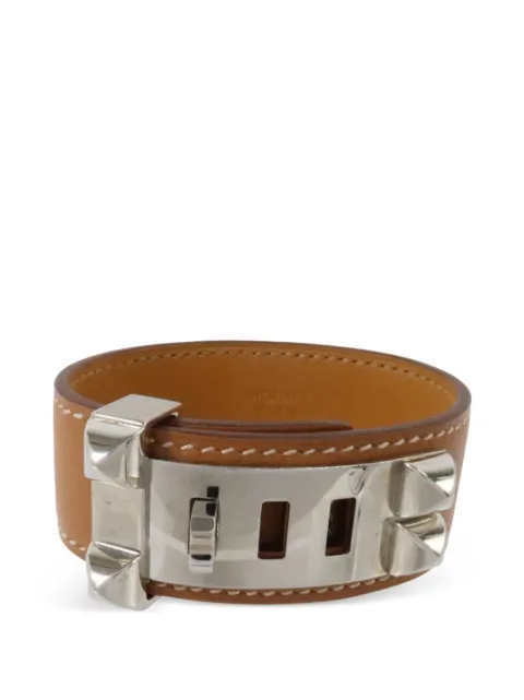 Hermès Pre-Owned 2019 Collier de Chien leather bracelet