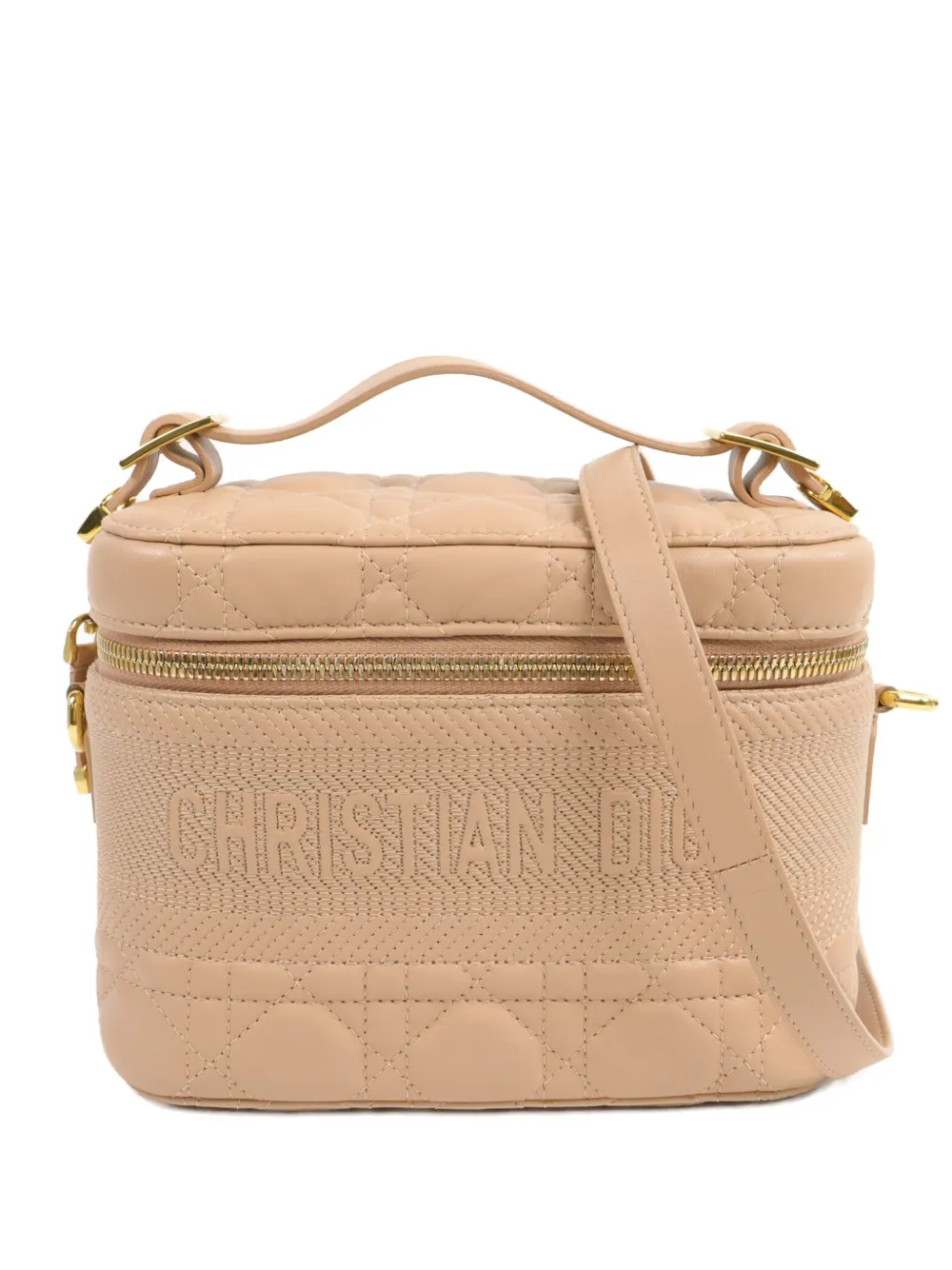 Christian Dior Pre-Owned Cannage-quilt vanity handbag - Rosa