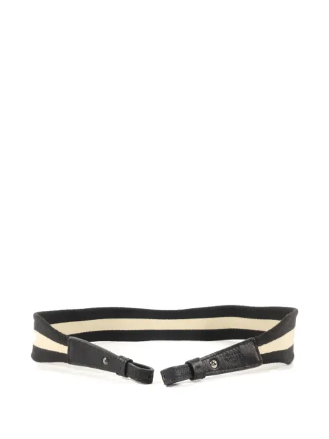 Delvaux Vintage striped canvas bag strap