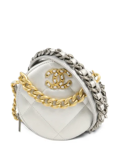 CHANEL Pre-Owned Chanel 19 CC turn-lock mini bag
