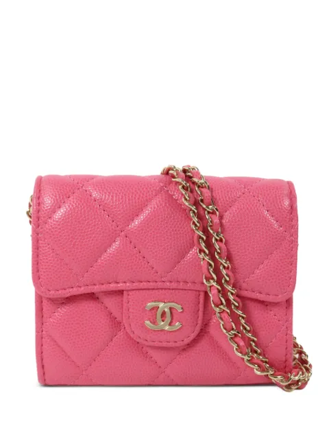 CHANEL Pre-Owned lille quiltet CC taske
