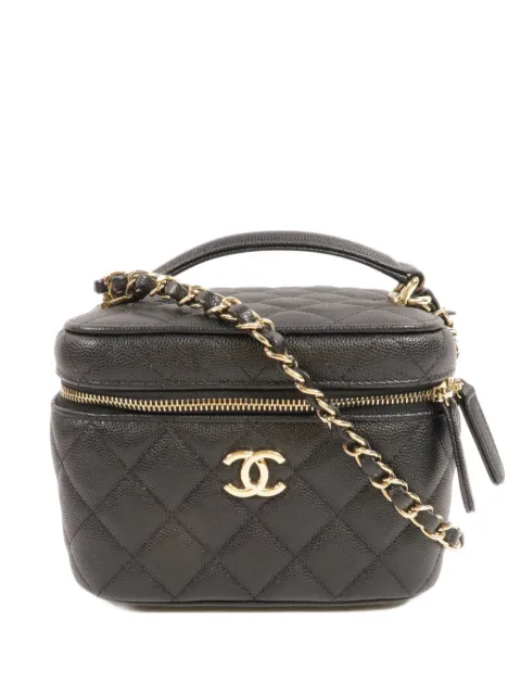 CHANEL Pre-Owned  trousse de toilette Vanity en cuir