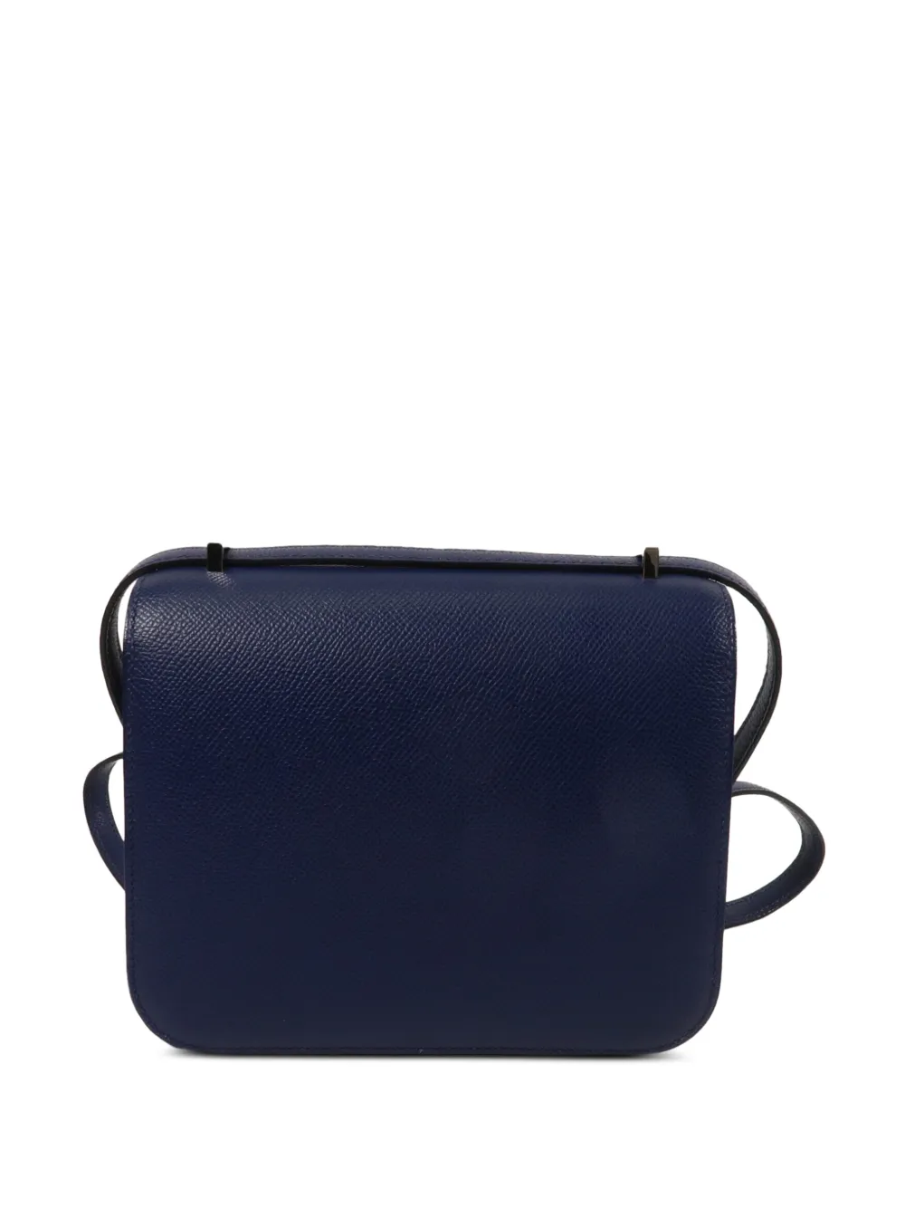 Hermès Pre-Owned 2021 mini Constance Epsom-leather shoulder bag Blauw