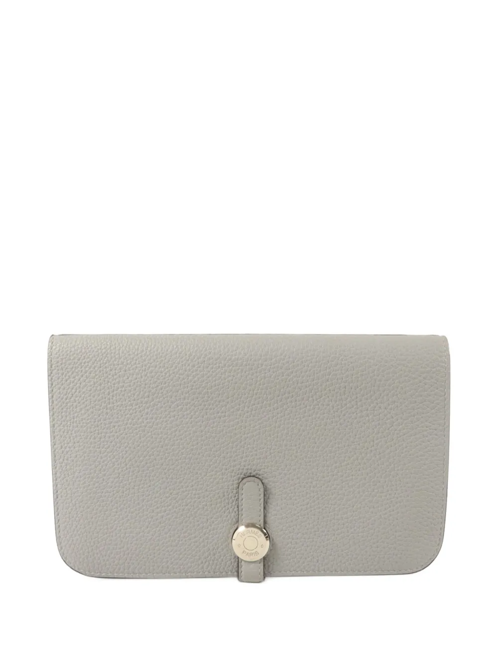 Hermès Pre-Owned 2016 Dogon Clemence leather wallet - Grau