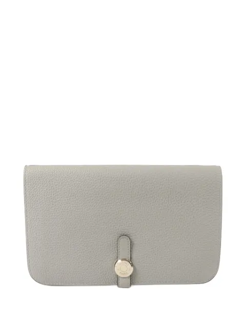 Hermès Pre-Owned 2016 Dogon Clemence leather wallet
