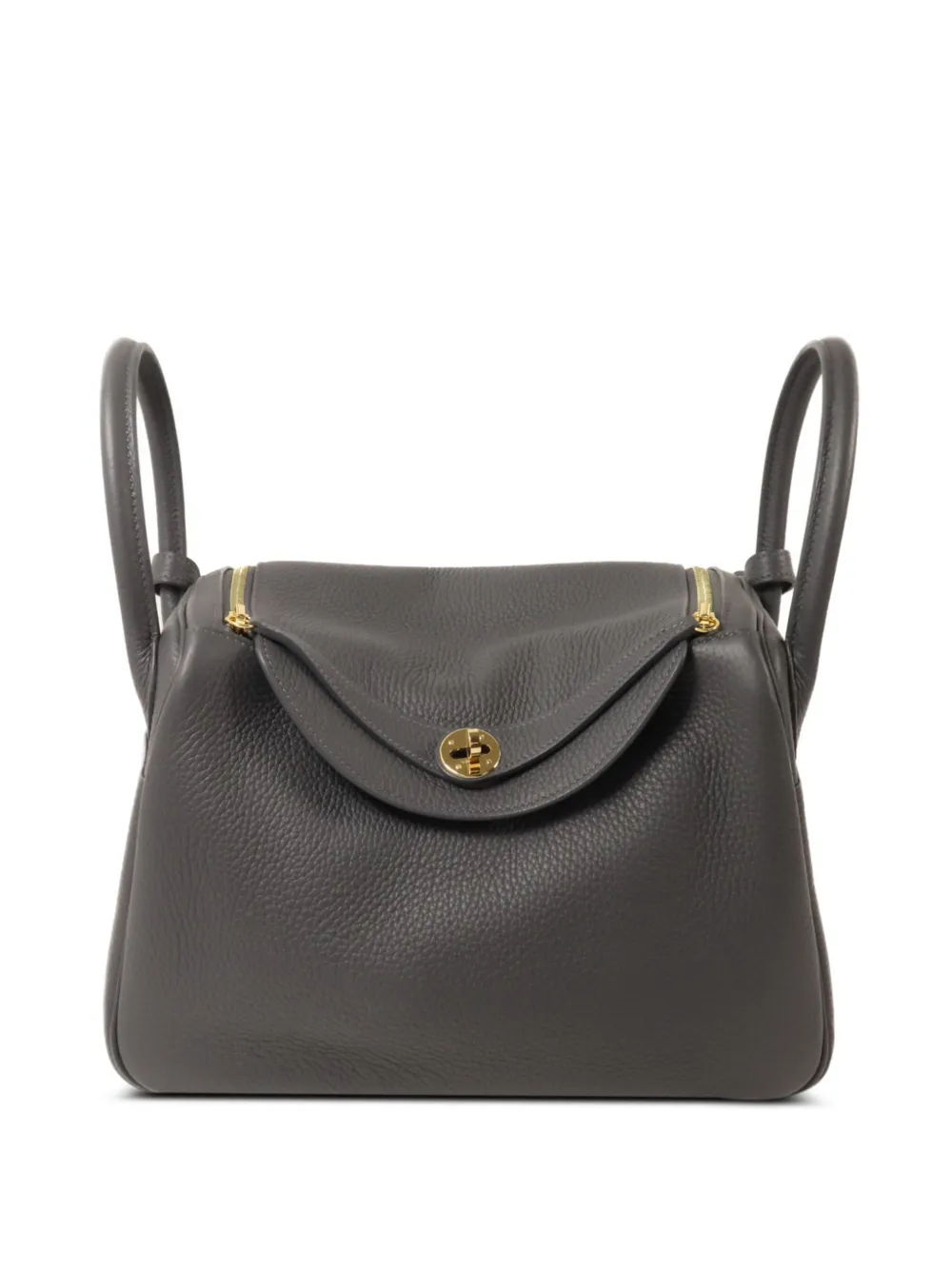 Hermès Pre-Owned 2025 30 Lindy Clemence-leather tote bag - Grau