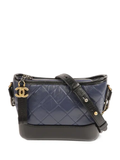 CHANEL Pre-Owned маленькая стеганая сумка-мессенджер Gabrielle