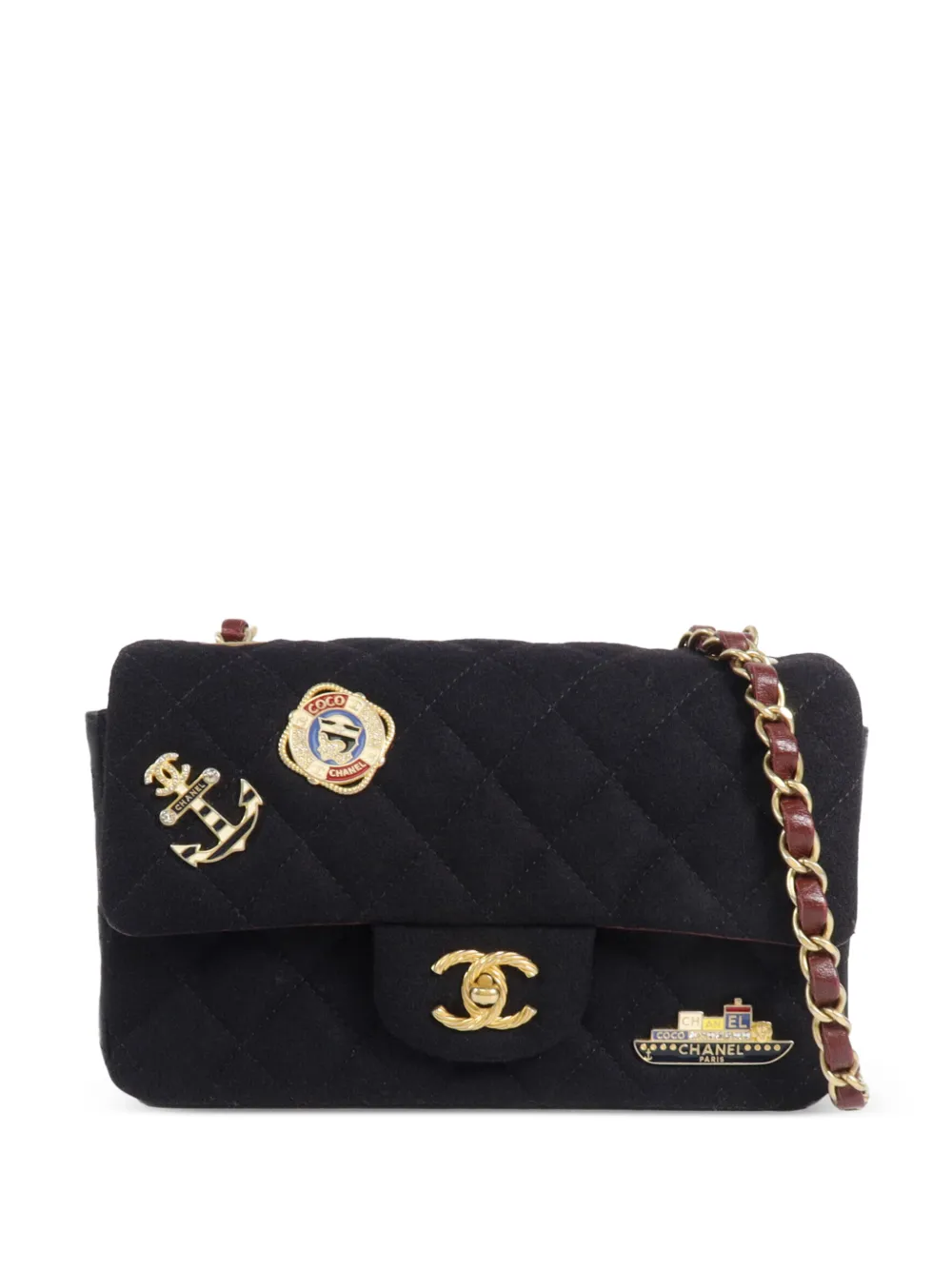 CHANEL Pre-Owned 20 Classic Paris Hamburg shoulder bag - Schwarz