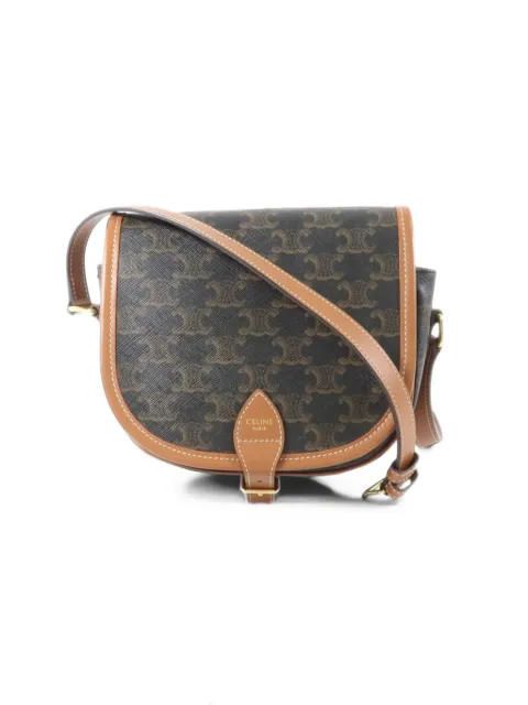 Celine Pre-Owned medium Folco Triomphe canvas crossbody bag