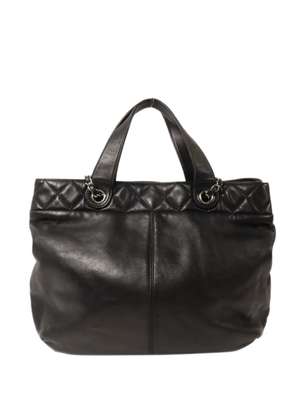 CHANEL Pre-Owned CC chain-link tote bag Zwart