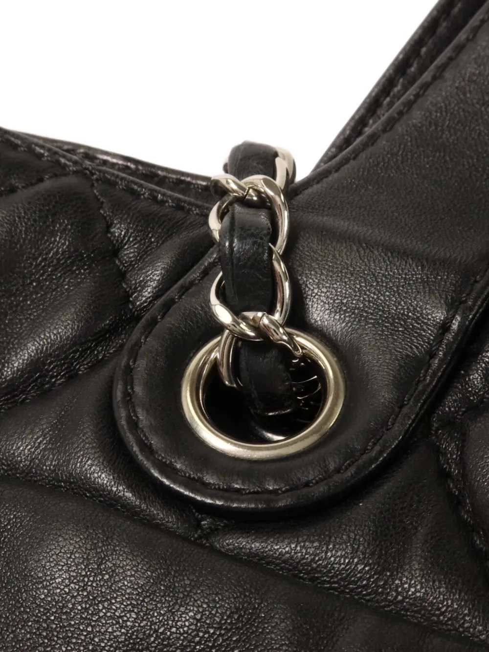 CHANEL Pre-Owned CC chain-link tote bag Zwart
