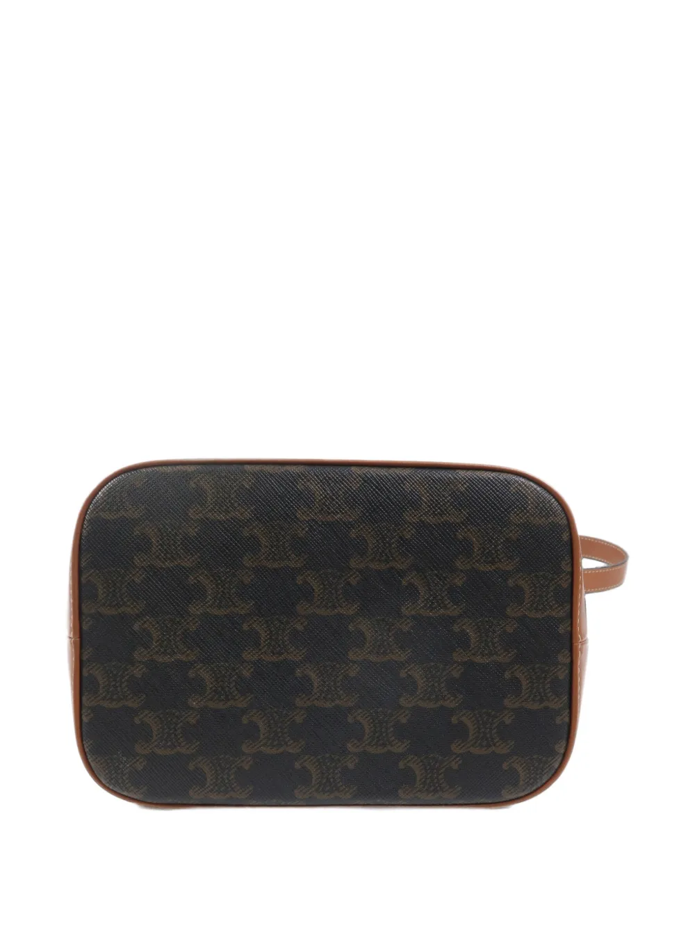 Celine Pre-Owned small Triomphe bucket bag Bruin