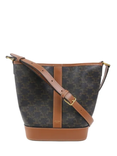 Celine Pre-Owned small Triomphe bucket bag