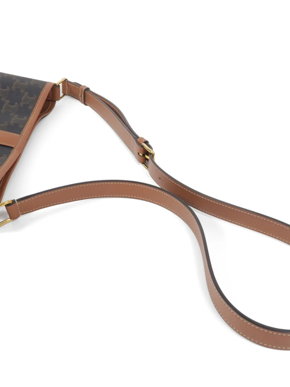 Celine Pre-Owned small Triomphe bucket bag Bruin