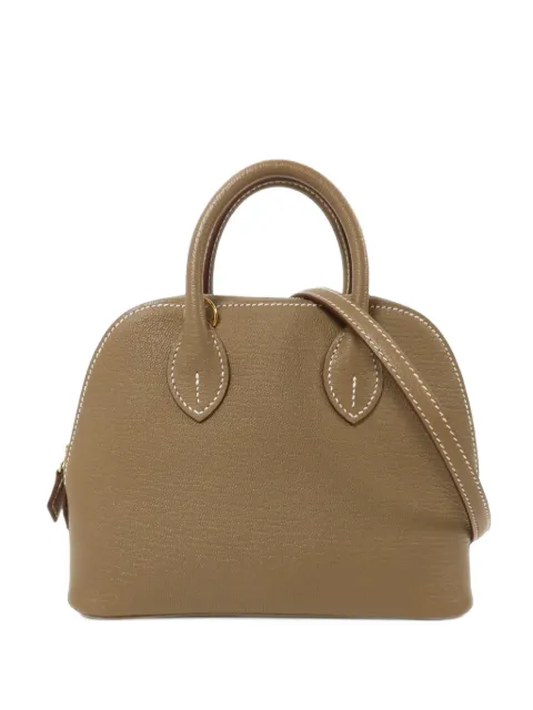 Hermès Pre-Owned 2026 mini Bolide goatskin shoulder bag